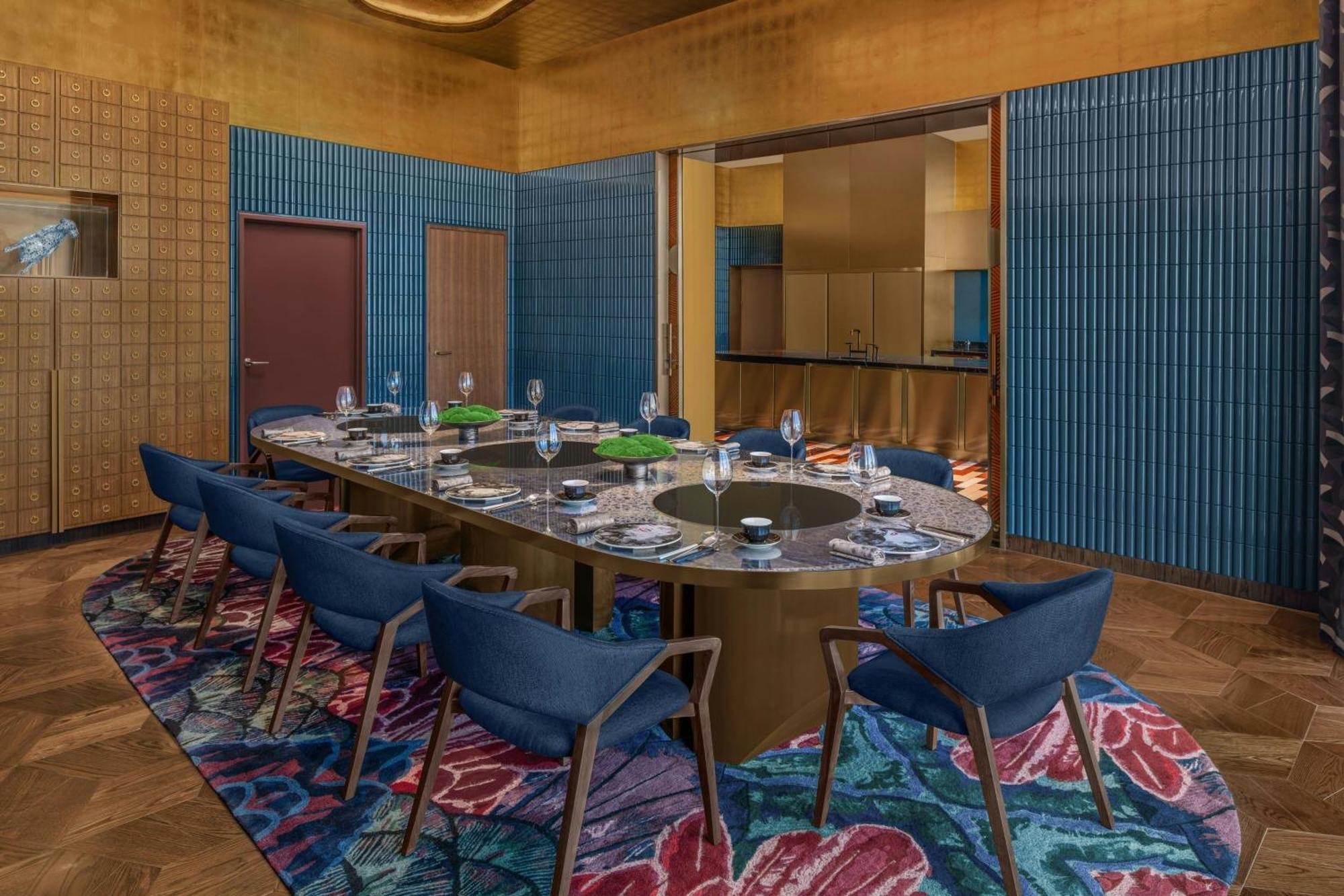 W Macau - Studio City Екстер'єр фото Private dining room at the restaurant